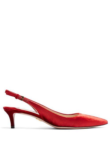 prada heels red bottom|prada kitten heel boots.